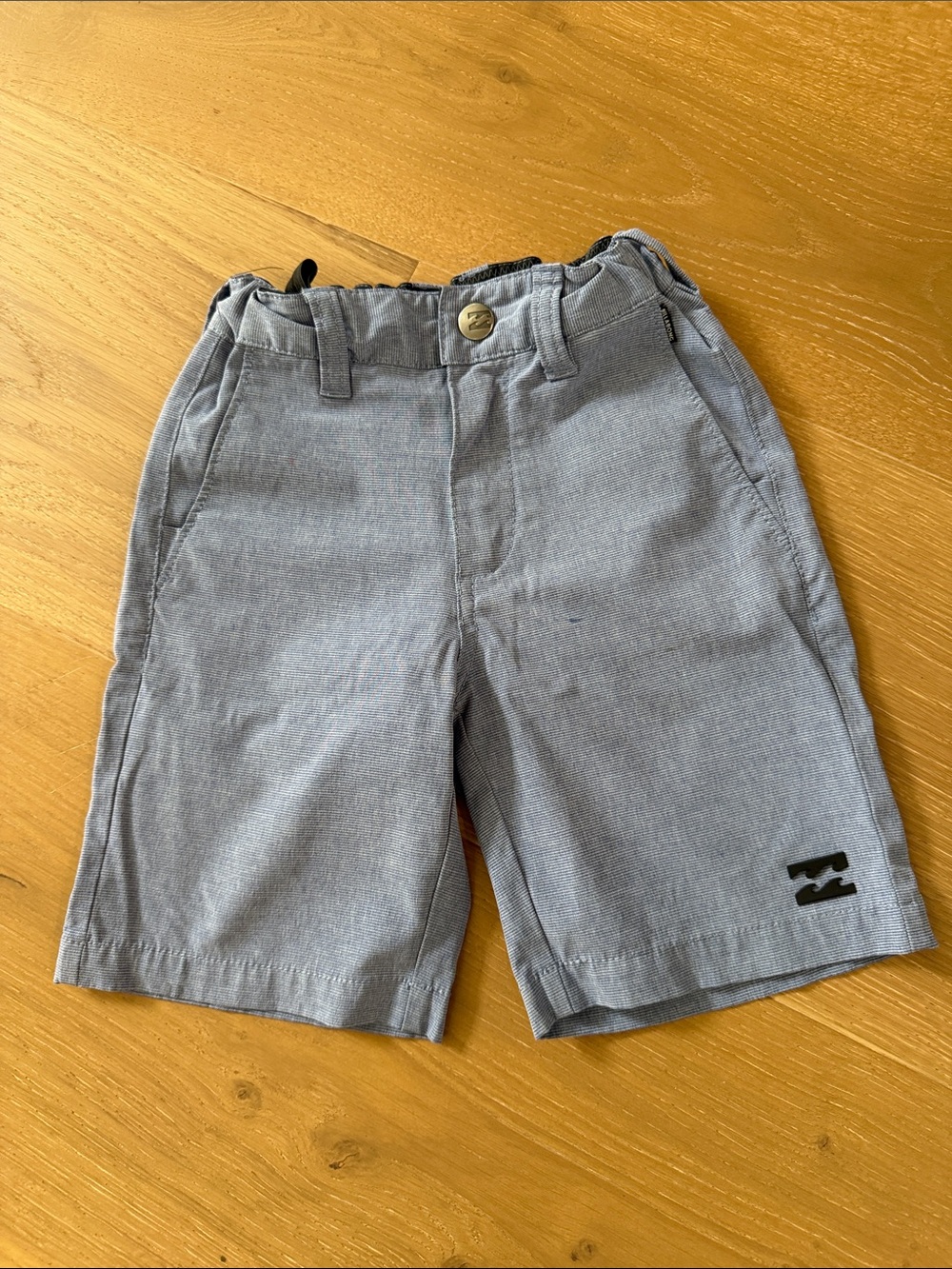 Billabong Kids Blue Chambray Pull-On Shorts